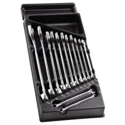 Jeu de clés mixtes sur plateau Facom MOD.440-4PB