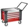Coffre roulant JET+ 4 tiroirs - 3 modules par tiroirs Facom - JET.CR4M3PF