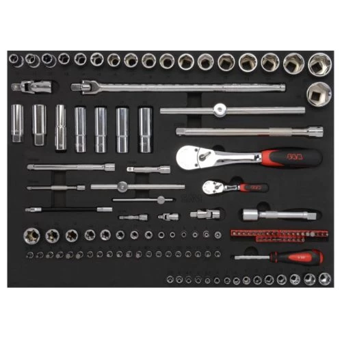 Jeu de 200 outils en modules mousse Sam Outillage - CPP-200PMZ 2 Jeu de 200 outils en modules mousse Sam Outillage - CPP-200PMZ – Image 2