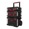 Pack 3 pièces Milwaukee (trolley + coffret + coffret large) PACKOUT - 4932464244