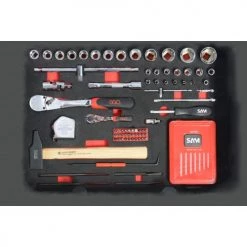 Valise trolley de 136 outils Sam Outillage - CP-136N 10 Valise trolley de 136 outils Sam Outillage - CP-136N -Aménagement de l'atelier Soldes AFD 178823