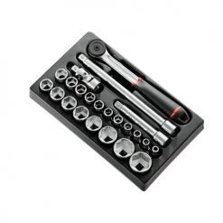 Module douilles 1/2'' Facom 6 pans métriques 23 pièces - MOD.S161-36PB